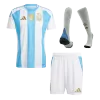 Premium Quality Men's Argentina Home Soccer Jersey Whole Kit (Jersey+Shorts+Socks) 2024 - Pro Jersey Shop