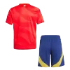 Premium Quality Kids's Spain Home Soccer Jersey Kit (Jersey+Shorts) Euro Euro 2024 - Pro Jersey Shop