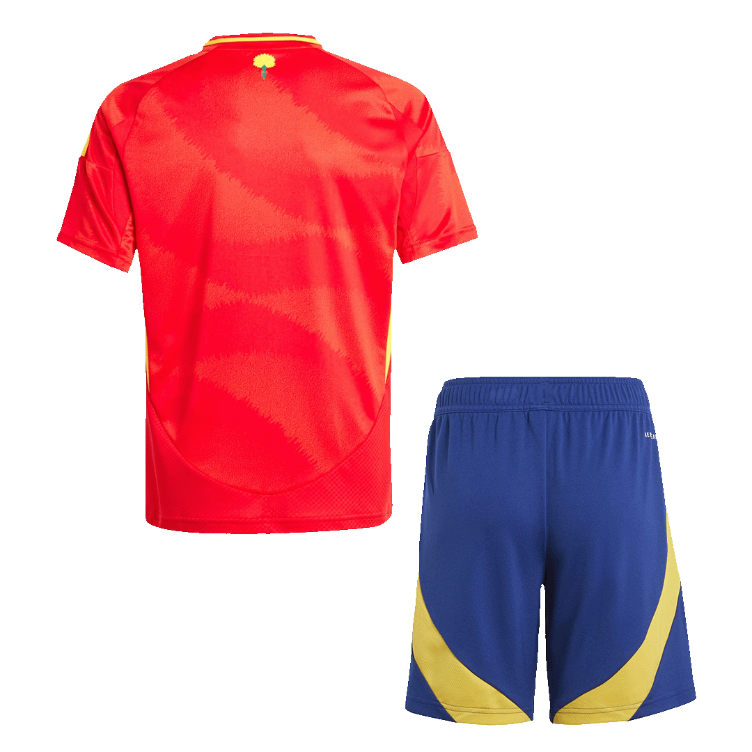 Premium Quality Kids's Spain Home Soccer Jersey Kit (Jersey+Shorts) Euro Euro - Pro Jersey Shop
