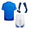 Kids Italy Home Soccer Jersey Whole Kit (Jersey+Shorts+Socks) Euro 2024 - Pro Jersey Shop