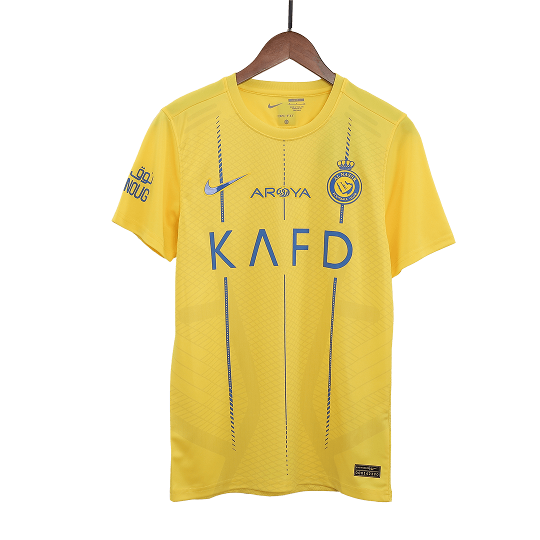 Men's Al Nassr Home Soccer Jersey 2023/24 - Fan Version - Pro Jersey Shop