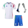 Premium Quality Men's Italy Away Soccer Jersey Whole Kit (Jersey+Shorts+Socks) Euro 2024 - Pro Jersey Shop