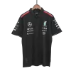 Premium Quality Men's Mercedes AMG Petronas F1 Racing Team Polo Black 2024 - Pro Jersey Shop