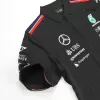 Premium Quality Men's Mercedes AMG Petronas F1 Racing Team Polo Black 2024 - Pro Jersey Shop