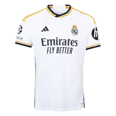 Premium Quality UCL Men's Real Madrid Home Soccer Jersey Shirt 2023/24 - Fan Version - Pro Jersey Shop