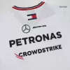 Premium Quality Men's Mercedes AMG Petronas F1 Racing Team T-Shirt White 2024 - Pro Jersey Shop