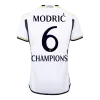 Premium Quality Men's MODRIĆ #6 CHAMPIONS Real Madrid Home Soccer Jersey Shirt 2023/24 - Fan Version - Pro Jersey Shop