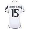 Premium Quality UCL FINAL Men's CHAMPIONS #15 Real Madrid Home Soccer Jersey Shirt 2023/24 - Fan Version - Pro Jersey Shop