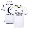 Premium Quality Men's KROOS #6 CHAMPIONS Real Madrid Home Soccer Jersey Shirt 2023/24 - Fan Version - Pro Jersey Shop