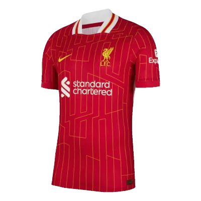 Men's Authentic Liverpool Home Soccer Jersey Shirt 2024/25 - Player Version - Pro Jersey Shop