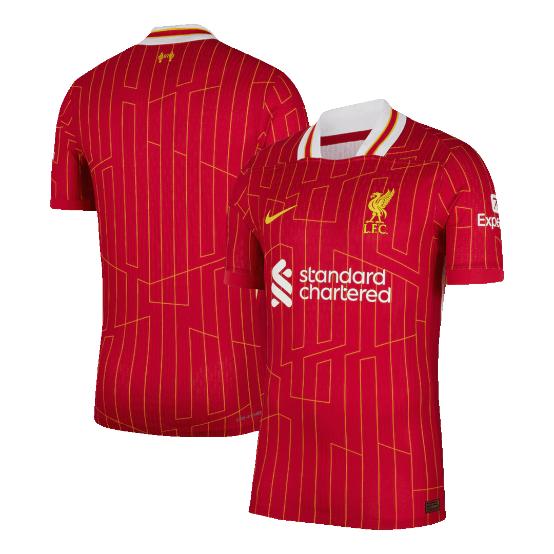 Men's Authentic Liverpool Home Soccer Jersey Shirt - Player Version - Pro Jersey Shop