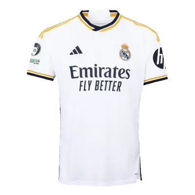 Premium Quality UCL Champion 15 Men's Real Madrid Home Soccer Jersey Shirt 2023/24 - Fan Version - Pro Jersey Shop