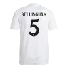 Premium Quality Men's Authentic BELLINGHAM #5 Real Madrid Home Soccer Jersey Shirt 2024/25 - Player Version - Pro Jersey Shop