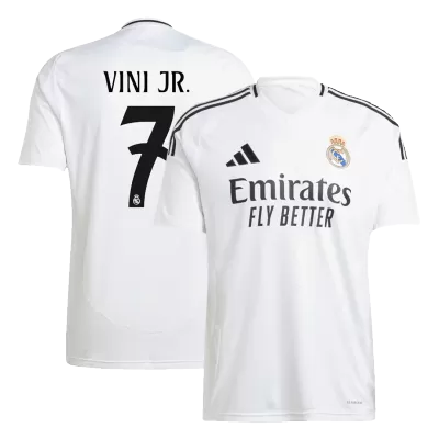 Premium Quality Men's VINI JR. #7 Real Madrid Home Soccer Jersey Shirt 2024/25 - Fan Version - Pro Jersey Shop