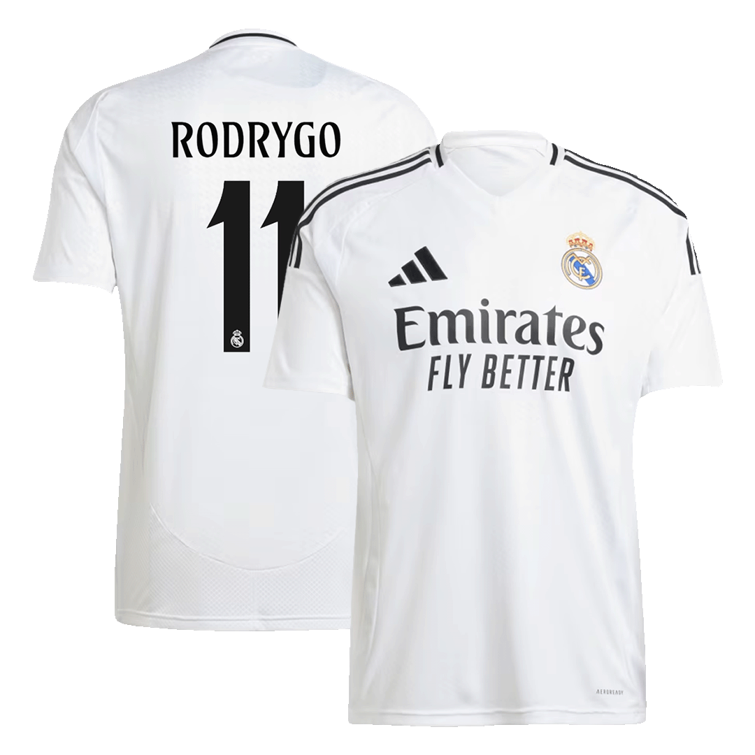 Premium Quality Men's RODRYGO #11 Real Madrid Home Soccer Jersey Shirt - Fan Version - Pro Jersey Shop