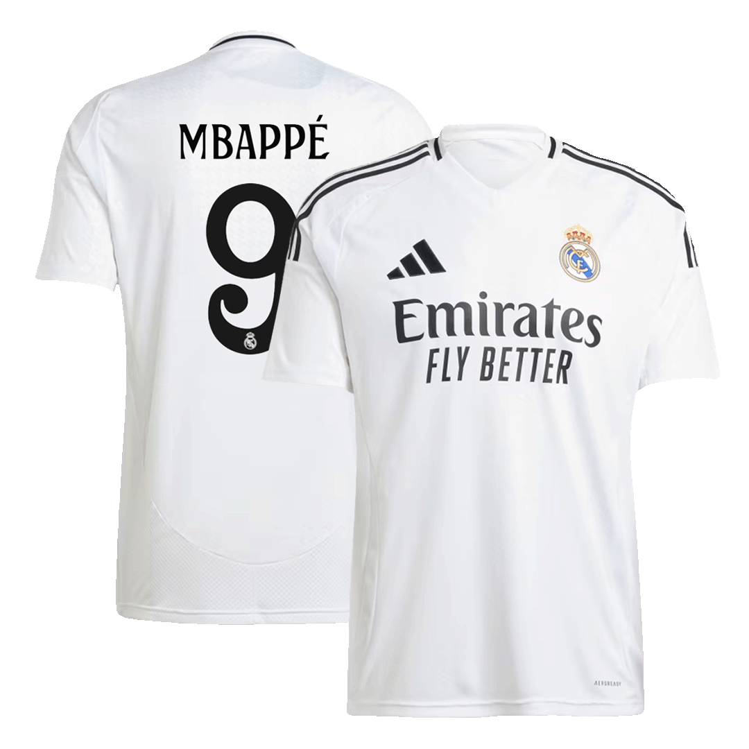 Premium Quality Men's MBAPPÉ #9 Real Madrid Home Soccer Jersey Shirt - Fan Version - Pro Jersey Shop