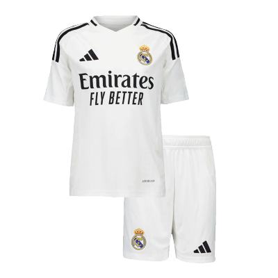 Kids Real Madrid Home Soccer Jersey Kit - Pro Jersey Shop