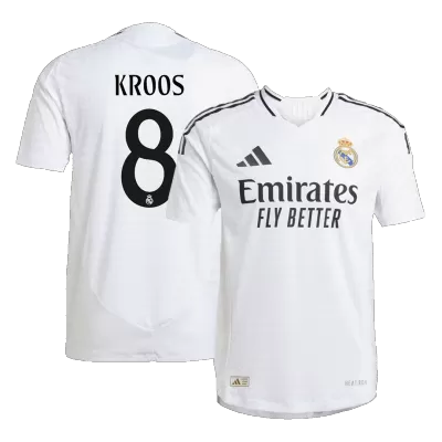 Premium Quality Men's Authentic KROOS #8 Real Madrid Home Soccer Jersey Shirt 2024/25 - Player Version - Pro Jersey Shop