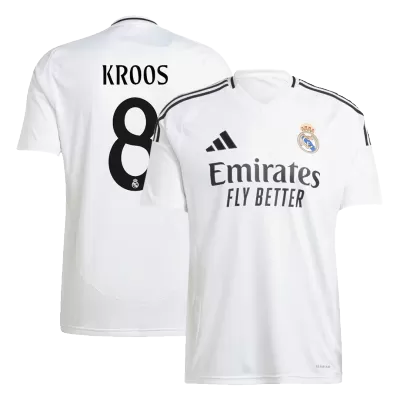 Premium Quality Men's KROOS #8 Real Madrid Home Soccer Jersey Shirt 2024/25 - Fan Version - Pro Jersey Shop