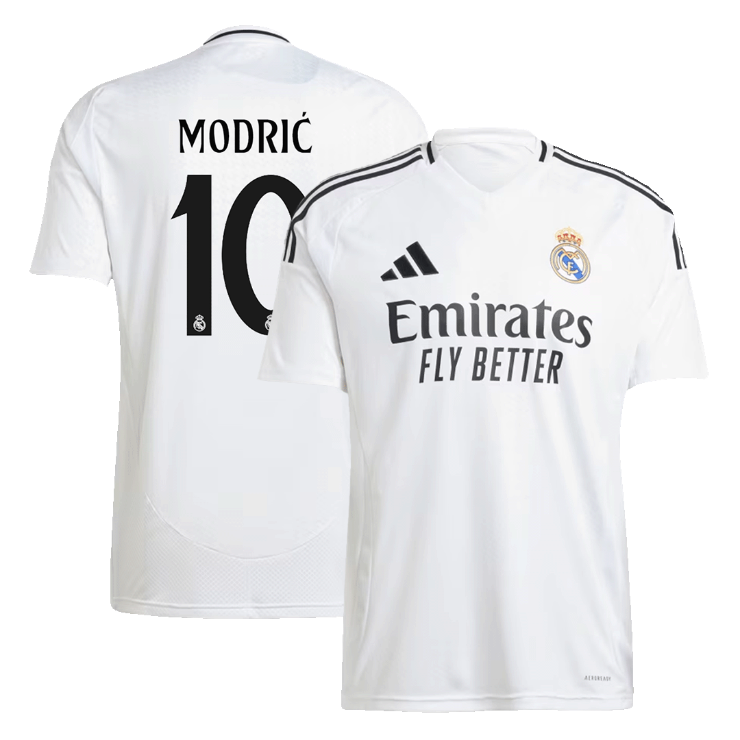 Premium Quality Men's MODRIĆ #10 Real Madrid Home Soccer Jersey Shirt - Fan Version - Pro Jersey Shop