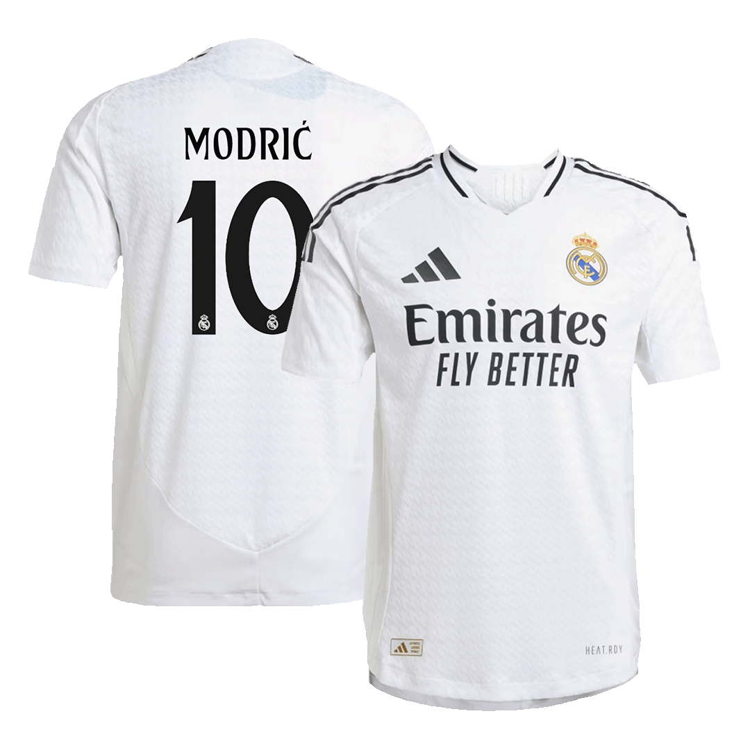 Premium Quality Men's Authentic MODRIĆ #10 Real Madrid Home Soccer Jersey Shirt - Player Version - Pro Jersey Shop