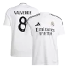 Premium Quality Men's VALVERDE #8 Real Madrid Home Soccer Jersey Shirt 2024/25 - Fan Version - Pro Jersey Shop