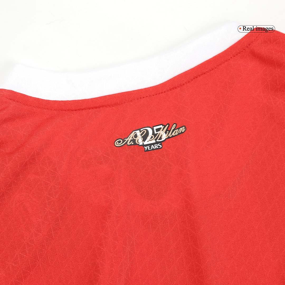 Men's Authentic AC Milan Home Soccer Jersey Shirt - Player Version - Pro Jersey Shop