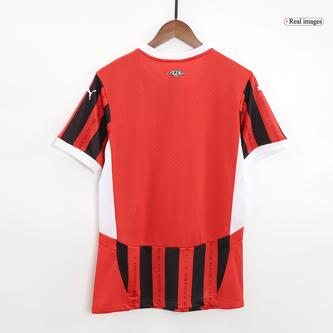 Men's Authentic AC Milan Home Soccer Jersey Shirt - Player Version - Pro Jersey Shop