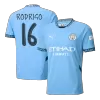 UCL Premium Quality UCL Men's RODRIGO #16 Manchester City Home Soccer Jersey Shirt 2024/25 - Fan Version - Pro Jersey Shop