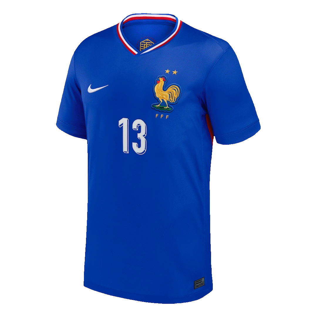 Premium Quality Men's KANTE #13 France Home Soccer Jersey Shirt Euro - Fan Version - Pro Jersey Shop