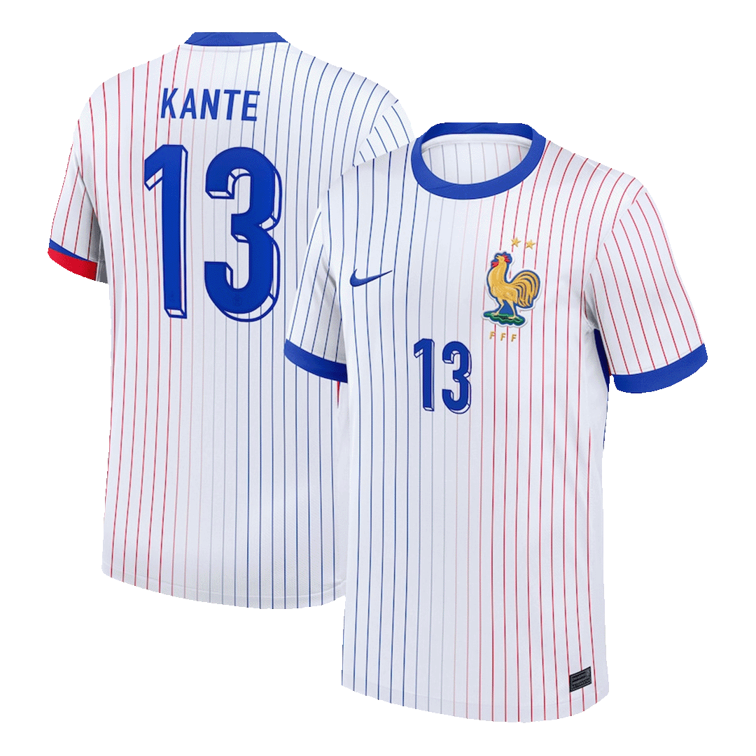 Premium Quality Men's KANTE #13 France Away Soccer Jersey Shirt Euro - Fan Version - Pro Jersey Shop
