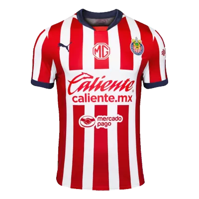 Men's Authentic Chivas Home Soccer Jersey Shirt 2024/25 - Player Version - Pro Jersey Shop