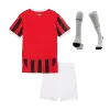 Kids AC Milan Home Soccer Jersey Whole Kit (Jersey+Shorts+Socks) 2024/25 - Pro Jersey Shop