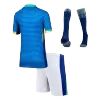 Kids Brazil Away Soccer Jersey Whole Kit (Jersey+Shorts+Socks) COPA AMÉRICA 2024 - Pro Jersey Shop