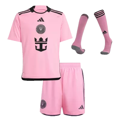 Kids Inter Miami CF Home Soccer Jersey Whole Kit (Jersey+Shorts+Socks) 2024 - Pro Jersey Shop