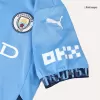 Kids Manchester City Home Soccer Jersey Kit (Jersey+Shorts) 2024/25 - Pro Jersey Shop