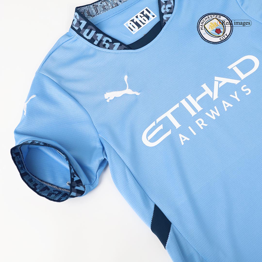 Kids Manchester City Home Soccer Jersey Kit - Pro Jersey Shop