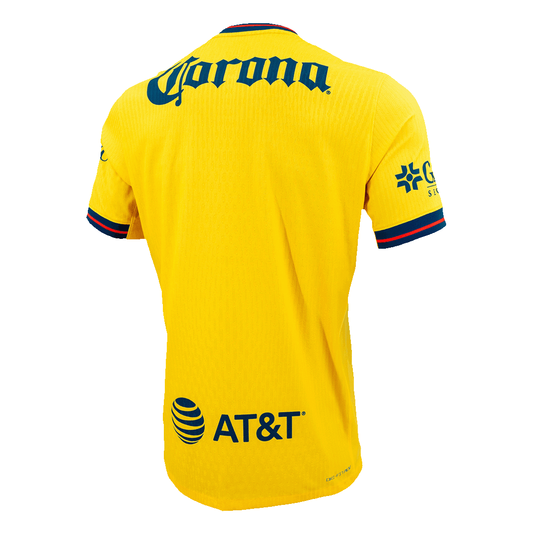 Men's Authentic Club America Aguilas Home Soccer Jersey Shirt - Player Version - Pro Jersey Shop