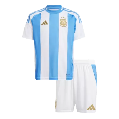 Kids Argentina Home Soccer Jersey Kit (Jersey+Shorts) COPA AMÉRICA 2024 - Pro Jersey Shop