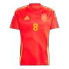 Premium Quality Men's FABIÁN #8 Spain Home Soccer Jersey Shirt Euro 2024 - Fan Version - Pro Jersey Shop