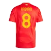 Premium Quality Men's FABIÁN #8 Spain Home Soccer Jersey Shirt Euro 2024 - Fan Version - Pro Jersey Shop