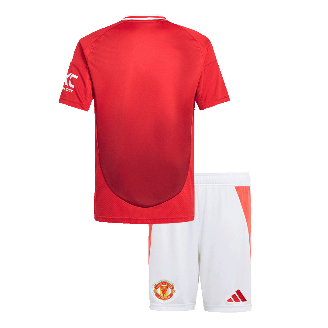 Kids Manchester United Home Soccer Jersey Kit - Pro Jersey Shop