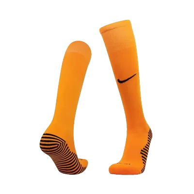 Kids Netherlands Home Soccer Socks Euro 2024 - Pro Jersey Shop