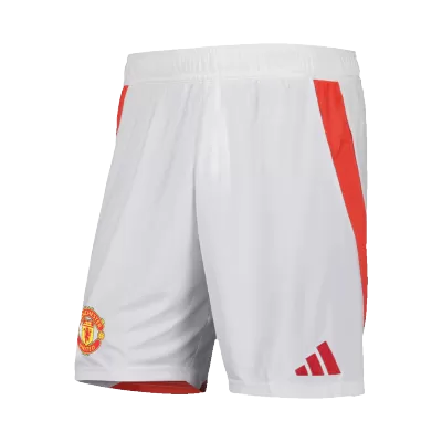 Men's Manchester United Home Soccer Shorts 2024/25 - Pro Jersey Shop