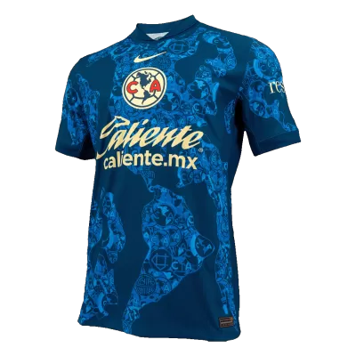 Men's Authentic Club America Aguilas Away Soccer Jersey Shirt 2024/25 - Player Version - Pro Jersey Shop