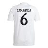 Premium Quality Men's Authentic CAMAVINGA #6 Real Madrid Home Soccer Jersey Shirt 2024/25 - Player Version - Pro Jersey Shop