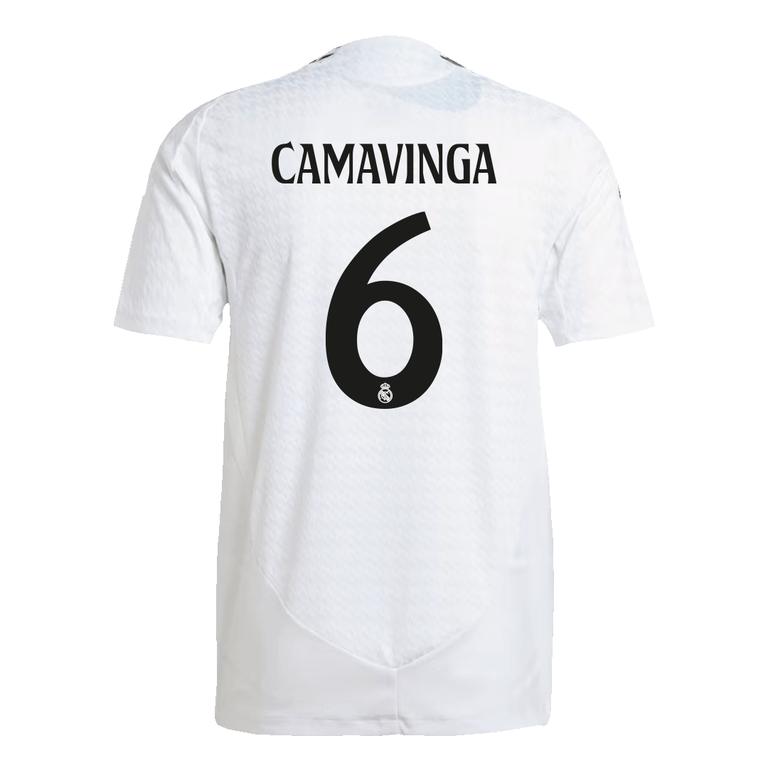 Premium Quality Men's Authentic CAMAVINGA #6 Real Madrid Home Soccer Jersey Shirt - Player Version - Pro Jersey Shop