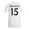 Premium Quality Men's Authentic ARDA GÜLER #15 Real Madrid Home Soccer Jersey Shirt 2024/25 - Player Version - Pro Jersey Shop