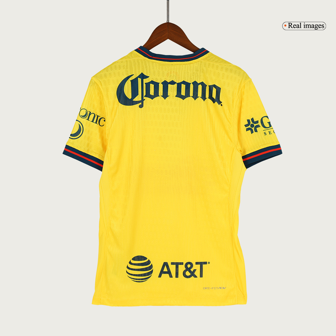 Men's Authentic Club America Aguilas Home Soccer Jersey Shirt - Player Version - Pro Jersey Shop