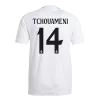 Premium Quality Men's Authentic TCHOUAMENI #14 Real Madrid Home Soccer Jersey Shirt 2024/25 - Player Version - Pro Jersey Shop